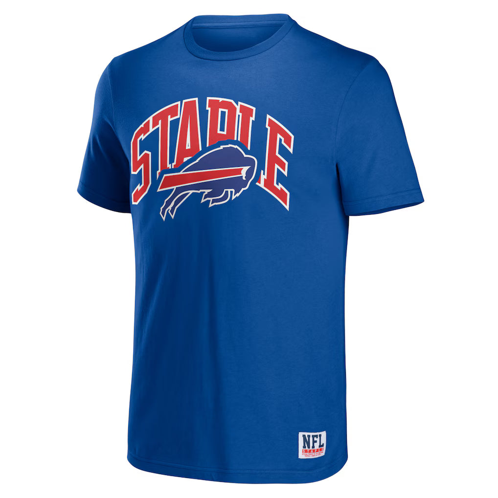 Buffalo Bills NFL x Staple Logo Lockup T-Shirt - Royal