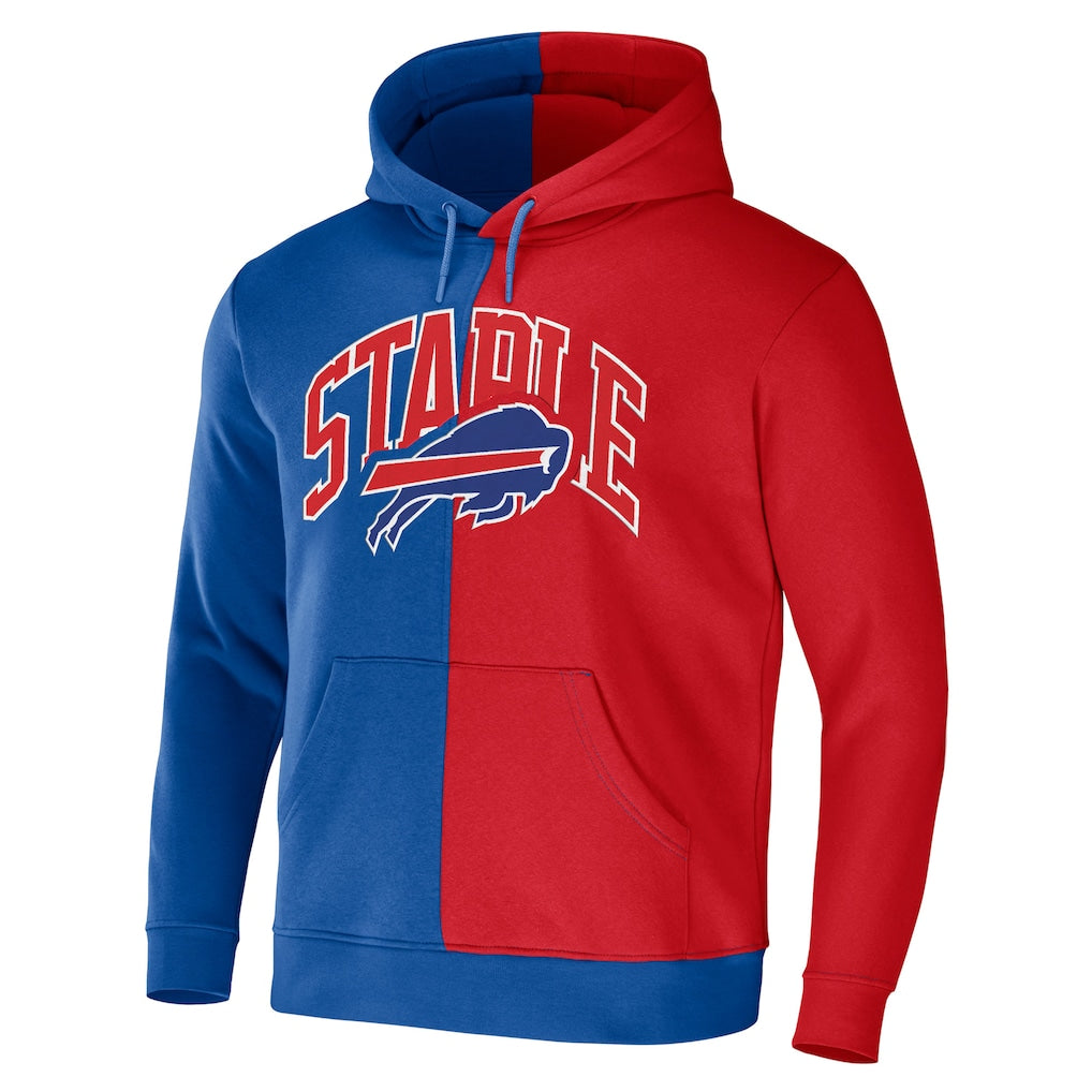 Buffalo Bills NFL x Staple Split Logo Pullover Hoodie - Royal