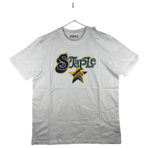 Staple Star Logo White Tee